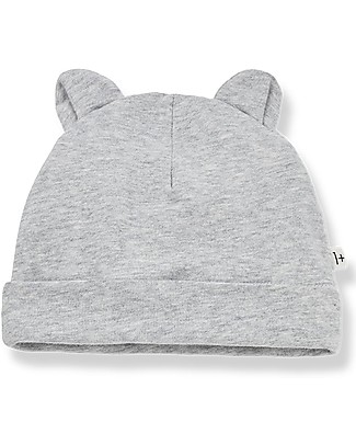 1 + in the family Cappellino Baby Leo - Grigio - Morbidissimo Cotone Biologico Cappelli_