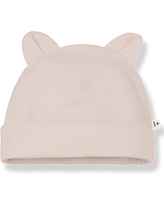 1 + in the family Cappellino Baby Leo - Nude - Morbidissimo Cotone Biologico Cappelli_