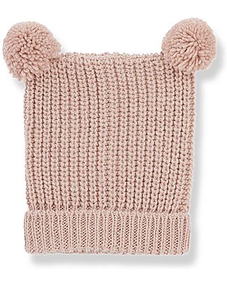 1 + in the family Cappellino Invernale con Pompon Delfin - Lana - Rosa Cappelli Invernali