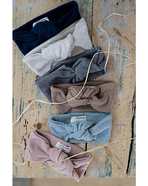 1 + in the family Fascia per Capelli Luz - Caramello - Jersey di Cotone Accessori per Capelli