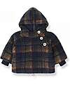 1 + in the family Giacca con Cappuccio - Blu Navy - Simil Pelliccia Giacche