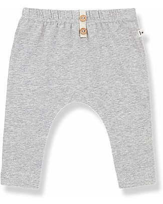 1 + in the family Leggins Celine - Cotone Bio GOTS - Grigio Leggings