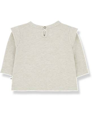 1 + in the family Maglia Maniche Lunghe Lucia - Avena - Jersey di Cotone Maglie Manica Lunga