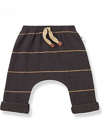 1 + in the family Pantaloni Charles in Micro Velluto Genis - Terrau - 100% Cotone Bio Pantaloni Lunghi