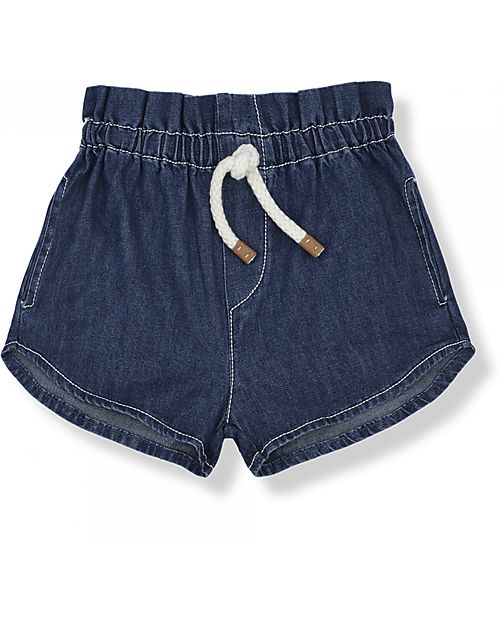 1 + in the family Pantaloni Corti Morbidi - Jeans - 100% Cotone Pantaloni Corti