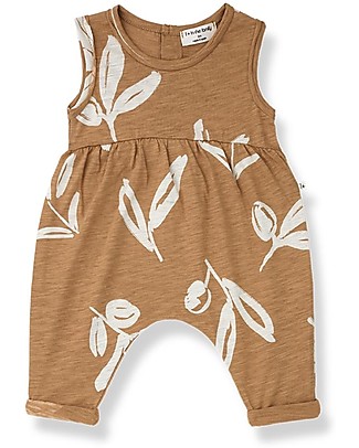 1 + in the family Tutina Effetto Fiammato Carmela - Biscotto - 100% Cotone Tutine Lunghe