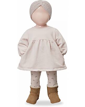 1 + in the family Vestito Maniche Lunghe - Rosa - Morbido Cotone Tinto in Capo Vestiti_