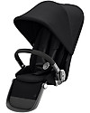 Seconda Seduta per Passeggino Gazelle S - Black/Deep Black