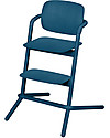 Seggiolone Lemo - Wood/Twilight Blue - Versatile da 0 a 99 Anni!