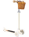 Monopattino con Cestino Removibile - Crema - da 3 Anni Fino a 50 kg Monopattino con Cestino Removibile - Crema - da 3 Anni Fino a 50 kg
