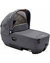 Navicella Cari Next per Passeggino e in Auto - 0-6 Mesi - Granite  - Compatibile con Base Next - Leggera Sicura e Trasportabile