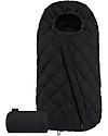 Sacco a pelo SNØGGA per passeggino - Deep Black | Black - Caldo e Traspirante!