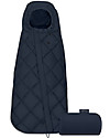 Sacco a pelo SNØGGA Mini per Seggiolino Auto - Nautical Blue | Navy Blue - Ultracompatto e Leggero!