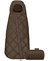 Sacco a pelo SNØGGA Mini per Seggiolino Auto - Khaki Green | Khaki Brown - Ultracompatto e Leggero!