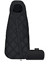 Sacco a pelo SNØGGA Mini per Seggiolino Auto - Deep Black | Black - Ultracompatto e Leggero!