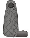Sacco a pelo SNØGGA Mini per Seggiolino Auto - Soho Grey | Mid Grey - Ultracompatto e Leggero!