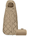 Sacco a pelo SNØGGA Mini per Seggiolino Auto - Classic beige | Mid Beige - Ultracompatto e Leggero!