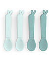 Set 4 Cucchiai Kiddish - Lalee - Blu - 100% Riciclabile senza Melamina Set 4 Cucchiai Kiddish - Lalee - Blu - 100% Riciclabile senza Melamina