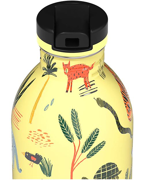 24Bottles Borraccia Kids Urban - 500 ml - Stone Jungle Friends Borracce non Termiche