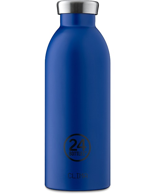 24Bottles Borraccia Termica Clima in Acciaio Inox, 500 ml - Gold Blue Borracce Termiche
