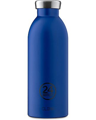 24Bottles Borraccia Termica Clima in Acciaio Inox, 500 ml - Gold Blue Borracce Termiche