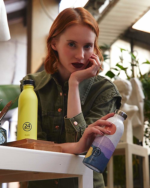 24Bottles Borraccia Termica Clima in Acciaio Inox - 500 ml - Midnight Sun Borracce Termiche