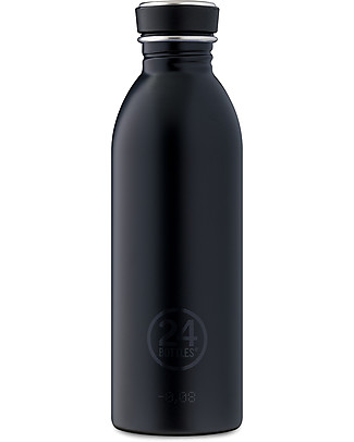 24Bottles Borraccia Urban in Acciaio Inox 500 ml - Black Borracce Metallo