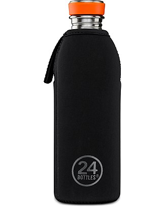24Bottles Cover Termica in Neoprene, per Borraccia Urban da 500 ml - Black Borracce Termiche