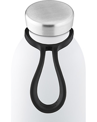 24Bottles Gancio per Borraccia Bottle Tie - Nero Borracce senza BPA