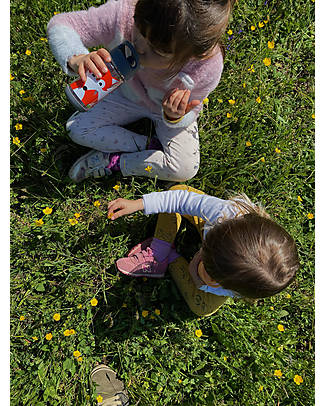 3 Sprouts Borraccia con Cannuccia di Silicone - Volpe - 350 ml - senza BPA e ftalati Borracce non Termiche
