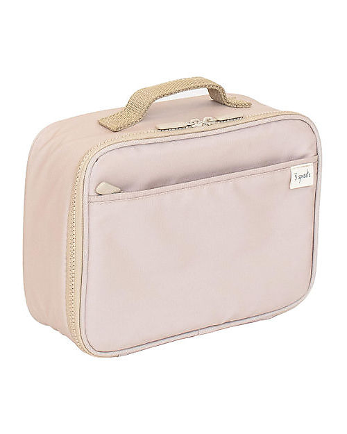 3 Sprouts Borsa Portapranzo - Beige - 100% Poliestere PET Riciclato Contenitori Termici