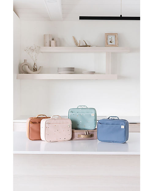 3 Sprouts Borsa Portapranzo - Beige - 100% Poliestere PET Riciclato Contenitori Termici