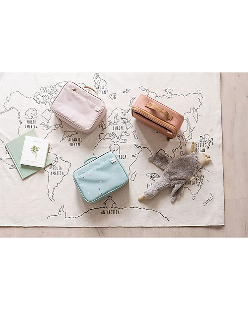 3 Sprouts Borsa Portapranzo - Terrazzo Verde - 100% Poliestere PET Riciclato Contenitori Termici