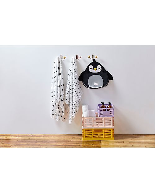 3 Sprouts Cassetta Portaoggetti Ripiegabile e Impilabile - Plastica Riciclata - Large - Rosa - 43,18 x 29,21 x 17,78 cm Contenitori Portaoggetti