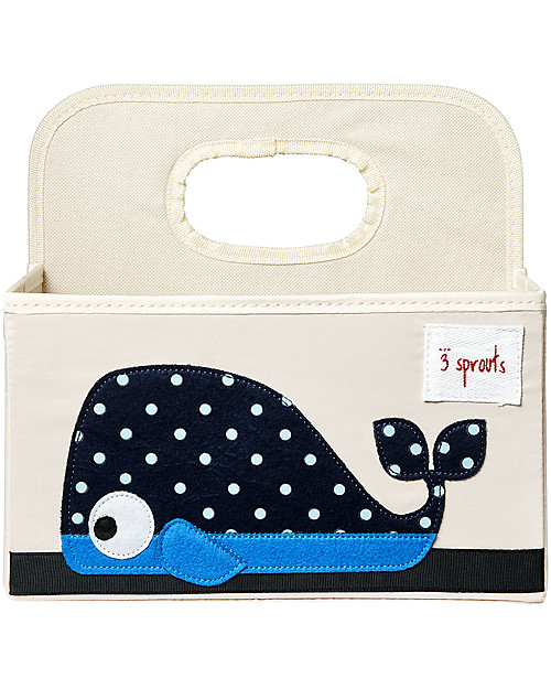 Maliton Cestino Porta Pannolini | Cesto Prodotti Neonato | Organizer Fasciatoio | Porta Oggetti Nascita | Rosa L