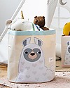 3 Sprouts Cesto Portatutto - Lama - 100% Cotone Contenitori Porta Giochi