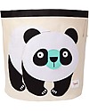 3 Sprouts Cesto Portatutto - Panda Nero e Bianco - 100% Cotone Contenitori Porta Giochi