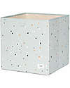 3 Sprouts Contenitore Portaoggetti - Terrazzo Verde - Poliestere Riciclato - 33x33x33 cm Contenitori Portaoggetti