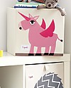 3 Sprouts Contenitore Portaoggetti - Unicorno - Compatibile con scaffali Ikea Kallax Contenitori Portaoggetti