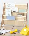 3 Sprouts Libreria Frontale Montessoriana - Beige - Poliestere Riciclato - 61 x 63 x 25,4 cm Librerie Montessoriane