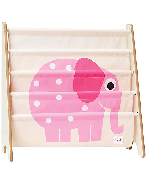 3 Sprouts Libreria Frontale Montessoriana per Bambini - Elefante Rosa Librerie Montessoriane