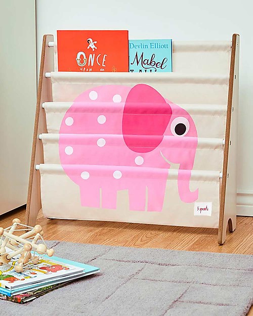 3 Sprouts Libreria Frontale Montessoriana per Bambini - Elefante Rosa Librerie Montessoriane