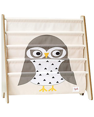 3 Sprouts Libreria Frontale Montessoriana per Bambini - Gufo Grigio Librerie Montessori