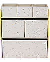 3 Sprouts Mobile Contenitore Portagiochi - Terrazzo Rosa - 70x61x28cm - 100% Materiale Riciclato Contenitori Portaoggetti