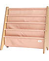 3 Sprouts OUTLET - Libreria Frontale Montessoriana - Argilla - Poliestere Riciclato - 61x63 x25,4 cm Contenitori Portaoggetti