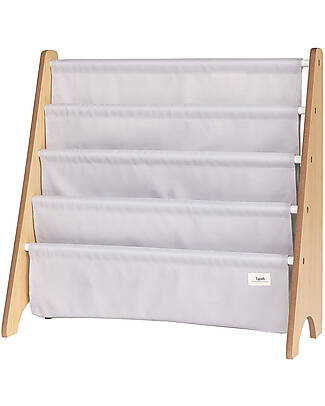 3 Sprouts OUTLET - Libreria Frontale Montessoriana - Grigio - Poliestere Riciclato - 61x63 x25,4 cm Librerie Montessoriane