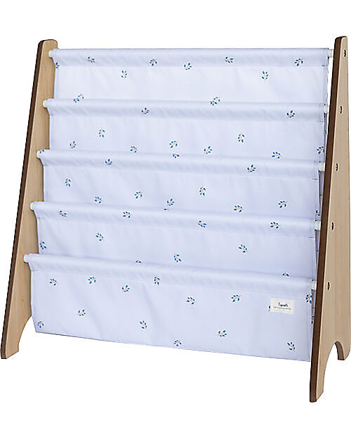 3 Sprouts OUTLET - Libreria Frontale Montessoriana per Bambini - Blueberry Mist - Poliestere Riciclato - 61x63 x25,4 cm Librerie Montessoriane