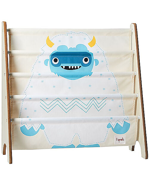 3 Sprouts OUTLET - Libreria Frontale Montessoriana per Bambini - Yeti Blu - 61 x 63 x 25,4 cm - Pezzo di Showroom Librerie Montessoriane
