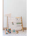 3 Sprouts OUTLET - Libreria Frontale Montessoriana - Terrazzo Crema - Poliestere Riciclato - 61x63 x25,4 cm Librerie Montessoriane