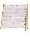 3 Sprouts OUTLET - Libreria Frontale Montessoriana - Terrazzo Grigio - Poliestere Riciclato - 61x63 x25,4 cm Librerie Montessoriane